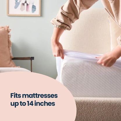 Waterproof Mattress Protector - White