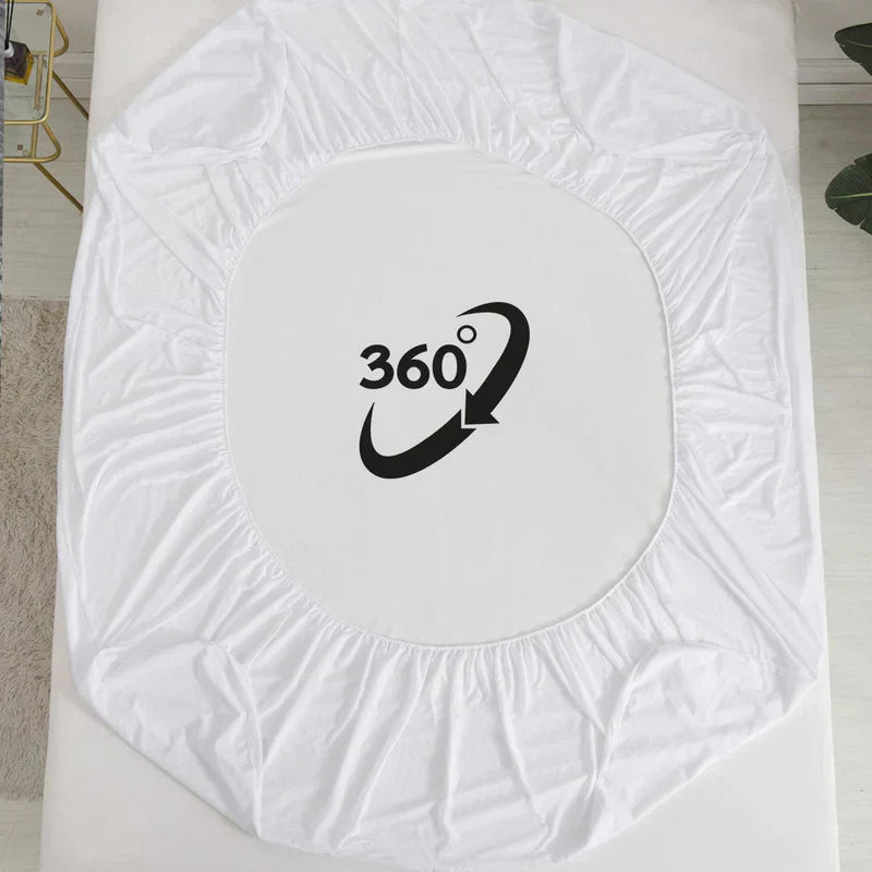 Waterproof Mattress Protector - White