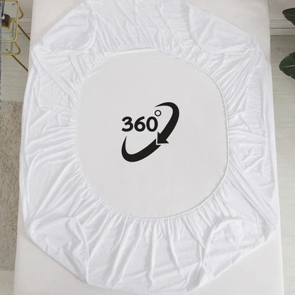 Waterproof Mattress Protector - White